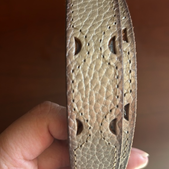 Lucky brand belt size M womens color gold brown metallic - Picture 6 of 7